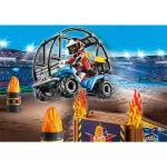 Playmobil 70820 Starter Pack Stuntshow Quad with Fire Ramp. Starter, Pack, Stun, Show with Light River.