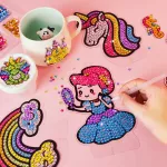 พร้อมส่ง Big Gem สติกเกอร์คริสตัล DIY ลายเจ้าหญิง - Digital KIDS