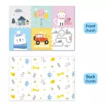 Wel-B, jigsaw crawling sheet, 6 sheets/Puzzle Playmat set, baby mat, crawl