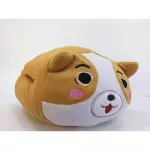 The pillow is soft. Warm dog brand Rainflower