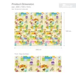 Parklon, a premium grade Korean crawling sheet, foldable model, easy to carry, size 140x200, thickness 1.0cm