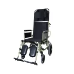 KARMA, aluminum wheelchair, can be leaned. Model KM-5000 Reclining Foldable Aluminum Wheelchair.