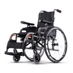 KARMA Aluminum Model FLEXX Special width Can support 130 Kg Aluminum Wheelchair with Extra Wide Seat
