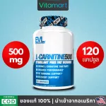 พร้อมส่ง แอลคาร์นิทีน EVL, EVLution Nutrition L-CARNITINE 500mg, 120 Capsules