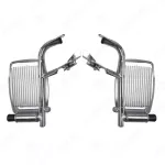 TAVEL TAVE FIC-215B, a wheelchair wheelchair, chromium plated steel, PVC cushion, removing the staff and feet