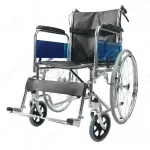 TAVEL TAVE FIC-215B, a wheelchair wheelchair, chromium plated steel, PVC cushion, removing the staff and feet