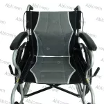 Lightweight patient cart, folding backrest, big wheel