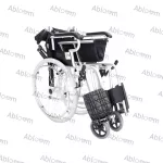 Portable cart, folding backrest - black