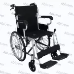 Portable cart, folding backrest - black
