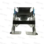 ABLOOM Patient Cart The wheelchair sitting and shooting Chromium plated steel, foldable with chamber, shooting Chrome Steel Commode Wheelchair