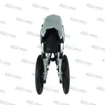 Patient wheelchair Lightweight, folded back, small wheel, Deluxe Lightweight Foldable Steel Wheelchair