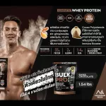 Free delivery Mountain Rock Whey Protein 33G Bulkpro+Weight gain formula Strengthens muscle mass, chocolate flavor without sugar