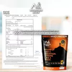 Mountain Rock Whey All-in-One Whey protein increases muscle, not gaining weight, high protein 37.5g, Thai tea flavor, tasty, not sweet, without sugar, no fat, 4 prizes.