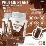 Protein PLANT Plant protein 2 flavors of cocoa, chocolate protein, 5 types of plants, free, free, 23 pieces of pearls, 1 bottle of 920 grams.