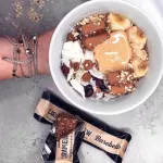 Barebells, Bells, protein, caramel, cash, 55 grams x 12 rods, 20 grams of high protein, tasty, no sugar, easy to eat, healthy