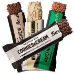 Barebells, Bells, Protein Bar, White Chocolate Bar, 55 grams x 12, 20 grams of high protein, tasty, no sugar, easy to eat, healthy