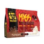 Mutant Mass Triple Chocolate and Vanilla Ice Cream 2.72 KG./ 6 LBS Mass Gainr increases weight