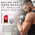 Muscletech Nitrotech Original 2.2LB - Milk Chocolate - Whey protein, low -fat muscle, 2.2 pounds of chocolate chocolate