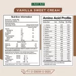 Kay Kay Plant Shake Delight Plant Based Protein, Swalla Swet Cream Vanilla Sweet Cream, delicious, easy to drink, 500 grams of high protein.