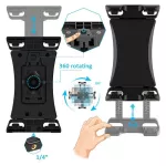 Tablet iPad Holder Mount Clip 360° Rotation for iPad 5.5-13.5" Tablet iPhone ที่ยึดมือถือ ที่ยึดแท็บเล็ต ที่ยึดไอแพด เข้ากับไม้เซลฟี่ ขาตั้งกล้อง และอ