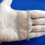 สร้อยคอสแตนเลสแท้ ลายโซ่ตีลาย สร้อยคอห้อยพระ สร้อยคอแฟชั่น สร้อยคอผู้หญิง ผู้ชาย เด็ก ไม่ลอก ไม่ดำ