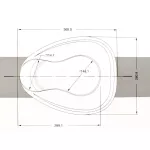 หม้อนอน พลาสติก Bed pan Comfort100 กระโถน ผู้ป่วย