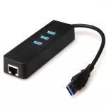 USB to LAN + USB 3.0 Hub 2 in 1 Adapter and USB 2.0