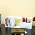 Multipurpose book shelf Smooth white, durable pattern, easy to install