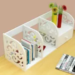 Multipurpose book shelf Smooth white, durable pattern, easy to install
