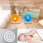 Tuya Smartlife Siren Alarm Siren Warnings and Humidity sensor Tuya Alexa Google Home IFTTT