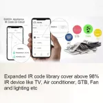 Tuya Smartlife Smart IR Remote S6 Pro 3 in 1 Smart Remote Remote Remote Air TV Electron