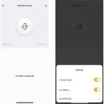 Tuya Smartlife Zigbee Vibration Sensor Vibration Sensor Used with the Tuya/Smart Life application.