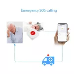 Tuya Smartlife Zigbee Wireless Remote Call Button SOS/Emergency Button, long -distance remote control button, SOS/Emergency button