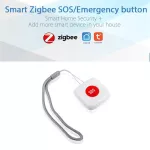Tuya Smartlife Zigbee Wireless Remote Call Button SOS/Emergency Button, long -distance remote control button, SOS/Emergency button
