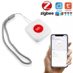 Tuya Smartlife Zigbee Wireless Remote Call Button SOS/Emergency Button, long -distance remote control button, SOS/Emergency button