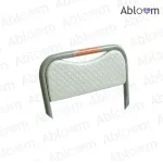 เก้าอี้นั่งถ่าย เหล็กชุบ พร้อมพนักพิง พับได้