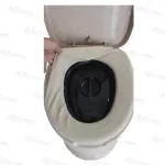 Abloom เก้าอี้นั่งถ่าย ส้วมเคลื่อนที่ สุขภัณฑ์เคลื่อนที่ Commode Chair สีน้ำตาล