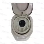 Abloom เก้าอี้นั่งถ่าย ส้วมเคลื่อนที่ สุขภัณฑ์เคลื่อนที่ Commode Chair สีน้ำตาล