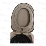 Abloom เก้าอี้นั่งถ่าย ส้วมเคลื่อนที่ สุขภัณฑ์เคลื่อนที่ Commode Chair สีน้ำตาล