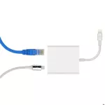 Lightning to RJ45 Port LAN for iPhone iPad with charts