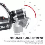 3T6 RJ-3000 Headlight Easy to use, 5 light mode, LED shining lights, flashlight flashlight, fish