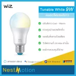 Wiz by Philips Tunable white Bulb 9W หลอดไฟ หลอดเดี่ยว แสงสีขาว คุมผ่านแอพ สั่งงานด้วยเสียงได้