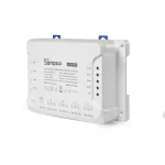 Sonoff 4ch Pro R3 Wireless Switch via System Wi-Fi controls off-opening 4 electrical equipment.