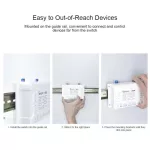 Sonoff 4ch Pro R3 Wireless Switch via System Wi-Fi controls off-opening 4 electrical equipment.