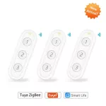 Tuya Smartlife Zigbee Remote 3 -button remote control button can be controlled through the application.