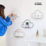 Cloud shelf - layers of the wall shelves, multi -purpose shelf, cute clouds, decorations, decoration rooms