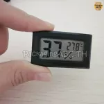 Humidity meter measuring temperature, humidity and digital temperature, fast delivery from Thailand, has a ready -to -use charcoal.