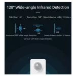 Tuya/Smartlife Zigbee/Wifi Pir Motion Sensor P06-Motion sensor TUYASMART or Smart Life app