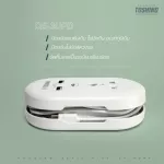 Toshino de-3upd plug plug, 2-legged plug, 1 slot 2USB 2.4A+PD Type C, 38W speed, 1 channel, plus Type C to C cable