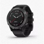 นาฬิกา Garmin Fenix 6 Sapphire Carbon Gray DLC With Black Band ประกันศูนย์ 1 ปี
